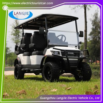 Chine Voiture de chasse électrique de 6 places avec contrôleur 48v et position Light Electric Golf Cart pour les invités VIP à vendre