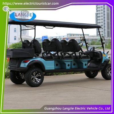 Cina Carrozze elettriche 6 posti Potente 4 ruote Auto elettrica Golf Buggy Cart in vendita