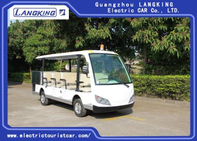 China Coche turístico eléctrico de 14 Seater con el cercado de la caja/de la batería 6V * 12PCS del cargo en venta