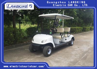 China Safety Electric Golf Buggy , Four Seater Electric Car With Free Maintain Acid Battery for sale