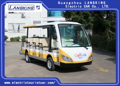 China Coche turístico eléctrico de 14 ruedas de la persona 4 para los centros turísticos, chalets, calle que camina de la ciudad en venta