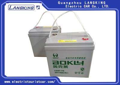 China Steel Club Car Golf Buggy Parts Maintenance dry Battery 6V 170AH For Shuttle Bus for sale