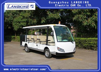 China Cool 11 Seats Cargo Electric Sightseeing Vehicle With Small Toplight 72V 7.5KW for sale