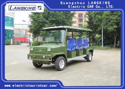 China Classic 8 Seater Electric Sightseeing Car With Basket For Security for sale