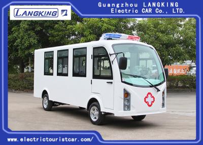 Chine L'ambulance électrique adaptée aux besoins du client 8 de chariot de golf de couleur pose + 1 moteur à courant alternatif Du lit 72V /7.5KW à vendre