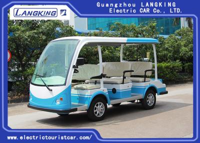 China El CE aprobó autobús eléctrico de lanzadera de los vehículos/48V DC del sistema 8 de la rueda eléctrica de tragante abierto del pasajero 4 el mini en venta