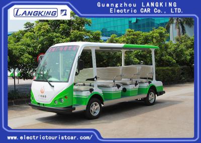 China Four Wheel 11 Seats Electric Passenger Vehicle With Small Cargo 72volt / 7.5kw Ac Motor for sale