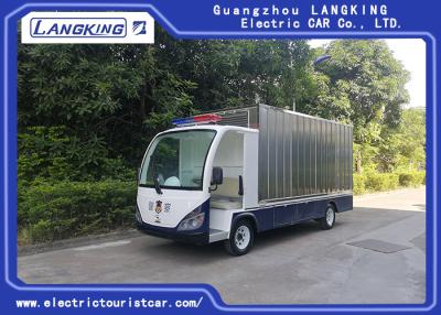 Chine 2 sièges voiture de marchandises électrique / van de fret pour van électrique avec boîte de fret grande lumière à vendre