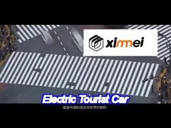 14 seater electric sightseeing bus , 72v electric shuttle car  for exhibition