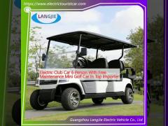 Electric Club Car 6 Person With Free Maintenance Mini Golf Car In Top Importer