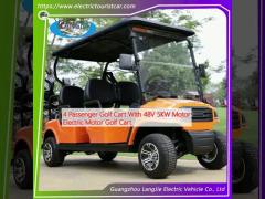 4 Passenger Golf Cart With 48V 5KW Motor Electric Motor Golf Cart