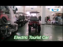 fashion 14 person electric tourist car max forward speed 30km/h for hotel