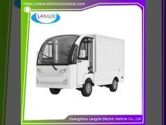 2 Passenger 48V Electric Luggage Cart  With AC Motor And ​Cargo Box Low Speed