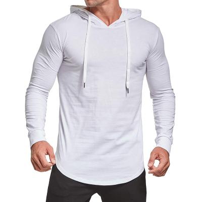 China 2021 Wholesale Stylish Mens Anti-wrinkle White Cotton Pullover Hoodie Gym Blank Plus Size Bulk Oversized Men's Hoodies 100% for sale