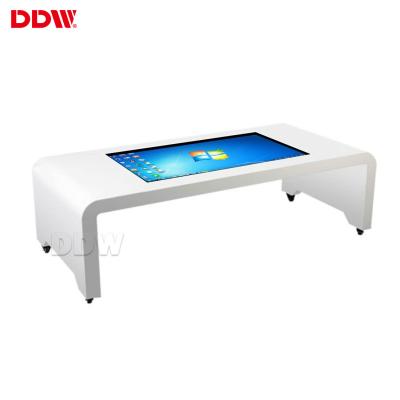 China 55 Inch Touch Screen Interactive Coffee Table Indoor Popular LG Customizable Multiple Panel Touch Screen Functions for sale