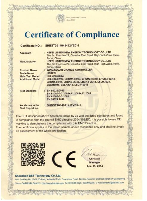 CE - Hefei Listen New Energy Technology Co., Ltd.