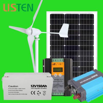 China Complete Home Wind 5kw Solar Hybrid Power System Kits For Home Use for sale