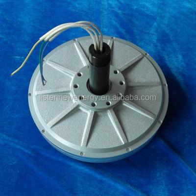 China Aluminum wire+Nd-Fe-B body+copper hot! low rpm coreless generators 220v 2kw permanent magnet generator pmg for sale