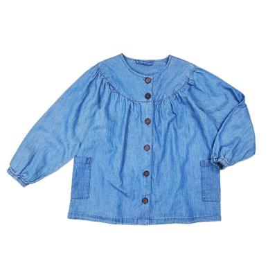 China Viable Manufacturers Supply High Quality 2y/3y/4y/6y 100%cotton Casual Denim Custom Shirt for sale