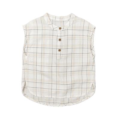 China 64%cotton 36%recycle fiber price promotional fashion baby breathable soft comfortable vest 3m/6m/9m/12m/18m/24m for sale