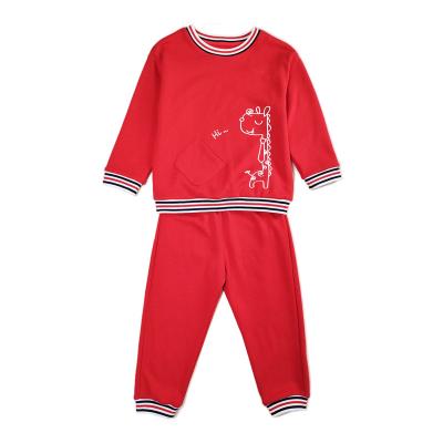 China Fashionable and high quality casual for boy long sleeves cotton tops and pants for sale