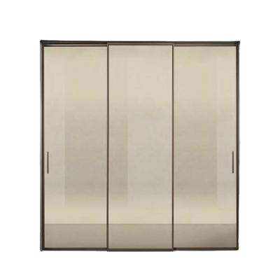 China Modern Sound Insulation Design WEI ANNOY Three Linkage Aluminum Alloy Style Customized Sliding Door For Living Room for sale