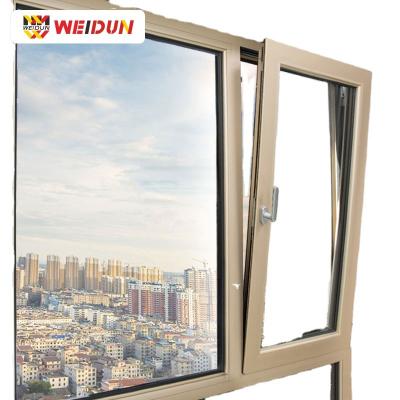 China Heat Insulation Aluminum Glass Tilt Screen Simple Design Cavity Windows Folding External Hanging Window For Home For Commercial TT8491 for sale