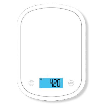 China Weight Measuring Hot Selling Electronic Tempered Glass Digital Kitchen Scale for sale