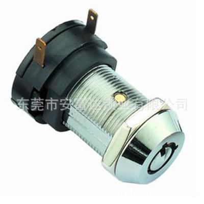 China High quality 2067 supply various of electric vehicle switch flat two terminal socket switch lock (meet ROHS standard) for sale