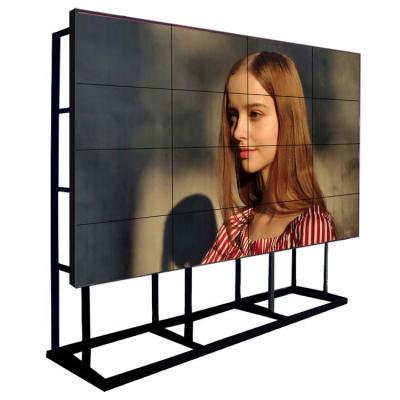 China Qunji Indoor Original Korea 55 Inch Video Wall Controller Bezel LCD Display Panel Ultra Narrow Video Wall for sale