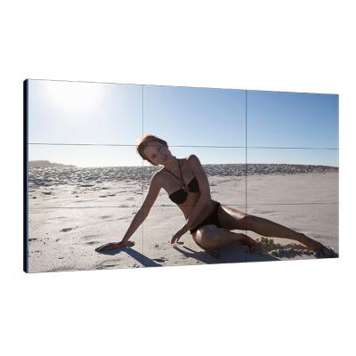 China 50inch indoor indoor advertising lcd videowall tv wall screen 8mm full hd indoor led display screen video wall with touch for sale