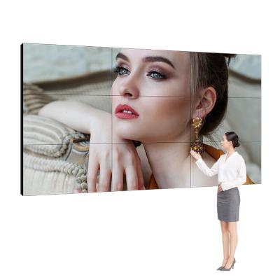 China CCTV control room 55 inch 8mm indoor smart display wall display screen price HD videowall panel for sale