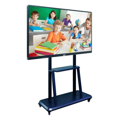 China High Resolution 75 Inch 4K Resolution LCD Touch Screen Monitor Interactive Whiteboard Smart Board For Teaching 75inches for sale