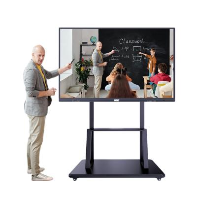 China Metal ALL IN ONE Function 98 Inch Equipment Educational Interactive Whiteboard Portable Smart Board for sale