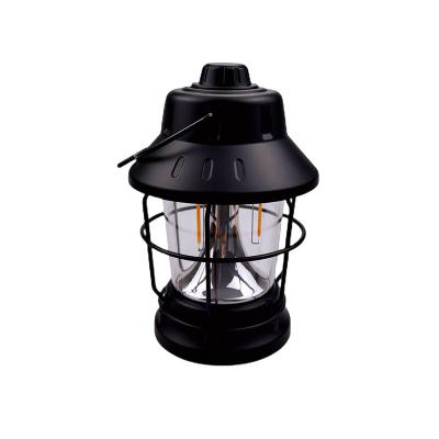 China 2022 Waterproof Outdoor Garden Retro Hanging Style USB Led Camping Lamp Atmosphere Camp Lights for sale