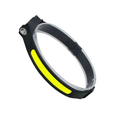 China Ignition Angle Adjustable Lightweight USB Rechargeable COB Led Headlight Sensor Headlight for sale