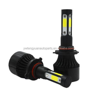 China Hot Sale 9006 Aluminum Alloy Led Lights 360 DEGREE 4 Sides LED Headlight X7 6000K 8000LM Led Headlight Bulb for sale