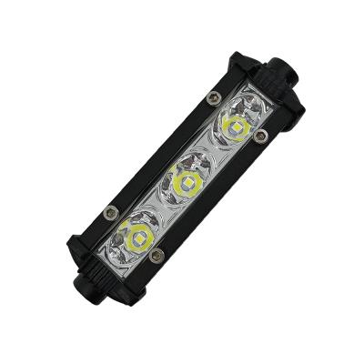 China SLIM SINGLE ROW 9W 4inch LED Work Light Lamp Auto Lamp Bar for Truck SUV ATV Off Road 4WD 4x4 Tractor Boat for sale