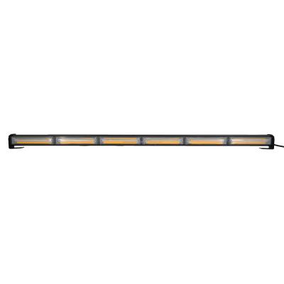 China Automobile Lamp 35 Inch COB LED 60w Amber Traffic Advisor Lamp 35 Modes COB LED Strobe Light Bar Yellow White Yellow Warning Light Bar for sale