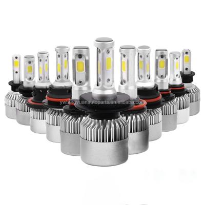 China Automotive Parts High Power S2 COB 9004 9005 9006 9007 H1 H3 H4 H7 H11 H13 8000lm led headlights for car H4 for sale