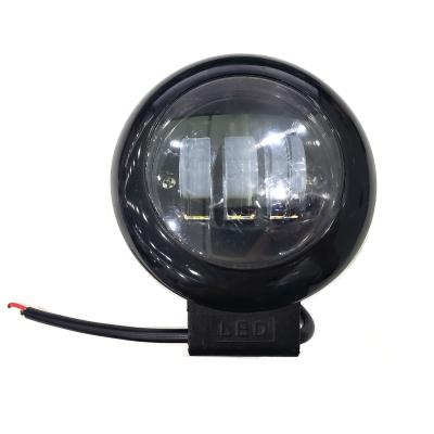 China Cowboy 30W Round Black Die-Cast Aluminum Housing Shell Led Work Light For Trucks Off Road SUV Boat for sale