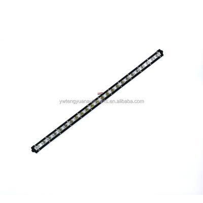 China Automobile Lamp 25inch Slim Single Row 72W Led Light Bar Driving Light For 4x4 Road Car Truck Jeep for sale