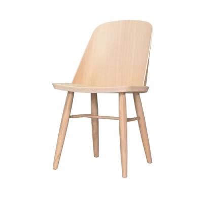 China Wholesale New Design Light Adjustable Industrial Unique Wooden Birch Wood Cafe Restaurant Elbow Back Chair for All Kinds of Event for sale