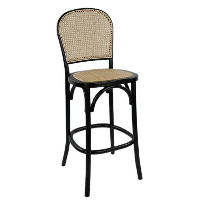 China 2021 New Series Modern Living Back Furniture Dining Cane Rattan Chair For Korea Home for sale