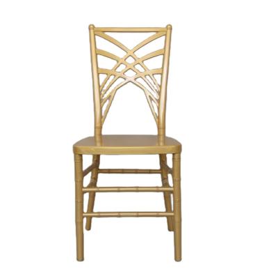 China Durable Plastic Wedding Event Party Rental Banquet Resin Cross Back Chair for sale