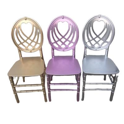 China Durable Wedding Event Party Banquet New Resin Plastic Dining Chair for sale