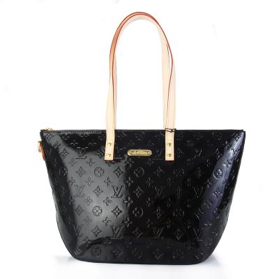 China Black LV Monogram Vernis Bellevue GM with Oxidizing Cowhide Leather Handle for Lady M93589 for sale