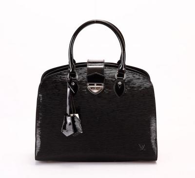 China Noir Electric Black Patent Leather Louis Vuitton EPI Leather Handbag Pont-Neuf GM for Lady for sale