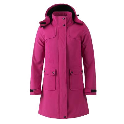 China Custom New Arrival Women Winter Breathable Hoodie Custom Outdoor Apparel Plus Size Coat Parka For Women Anorak for sale