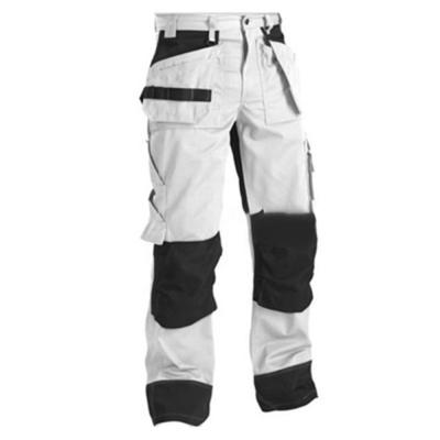 China Wholesale High Quality Slim Fit Mens White Painters Work Pants Customized Size for sale